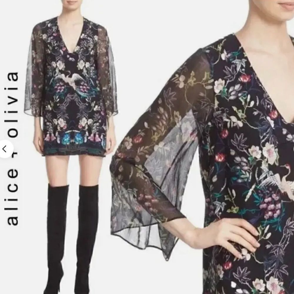 ALICE‎ & OLIVIA Mythical Garden Dress Size XS